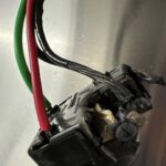 燃えた電線